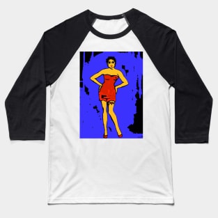 Femme Fatale Flapper Bo Boop Be Doo #2 Baseball T-Shirt